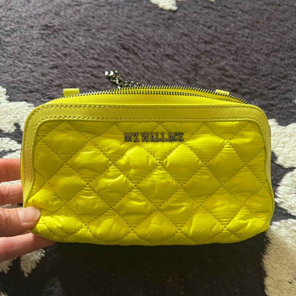 NWOT MZ Wallace Acid  Yellow Small Emily Crossbody